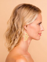 Alicanto 2 - Dash of Gold Acrylic Earrings