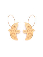 Alicanto 3 - Dash of Gold Acrylic Earrings