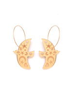Alicanto 3 - Dash of Gold Acrylic Earrings