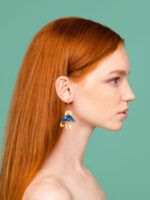 Cloud Nine 4 - Dash of Gold Acrylic Earrings