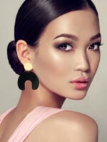Cookie Moon 5 - Dash of Gold Acrylic Earrings