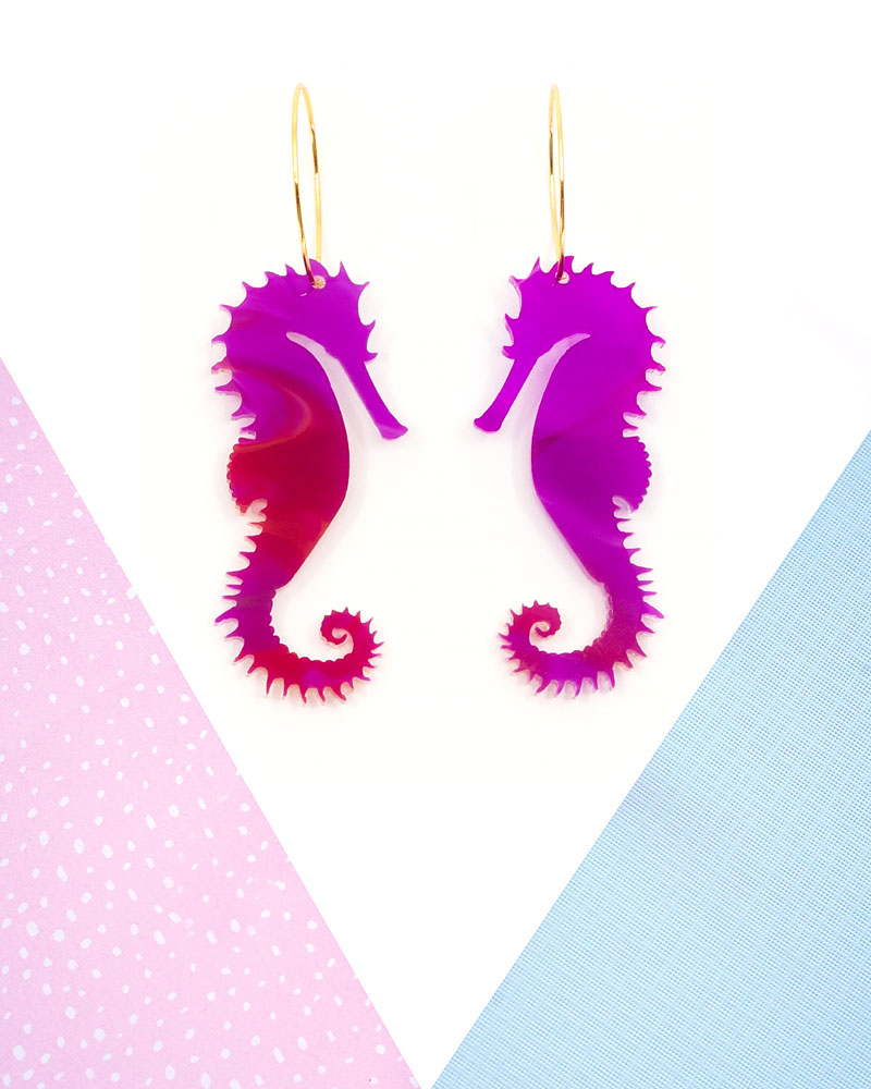 Fuchsia Seahorse