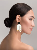 Ritual 3 - Dash of Gold Acrylic Earrings