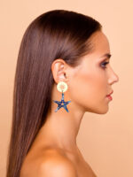 Star Fish 2-Dash of Gold - Acrylic Earrings